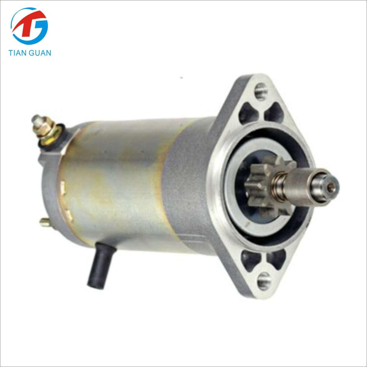 Caltric Starter For Ski-Doo Snowmobiles – 12V, PMDD, 10-Tooth Gear – Replaces 410-209-200, 128000-429