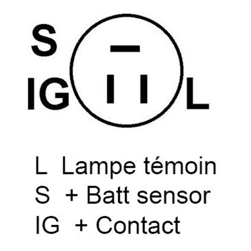 Alternator 12V 50A 100211-4710 8970489681 12652 ROTA0766 for Isuzu 3LB1 Engine