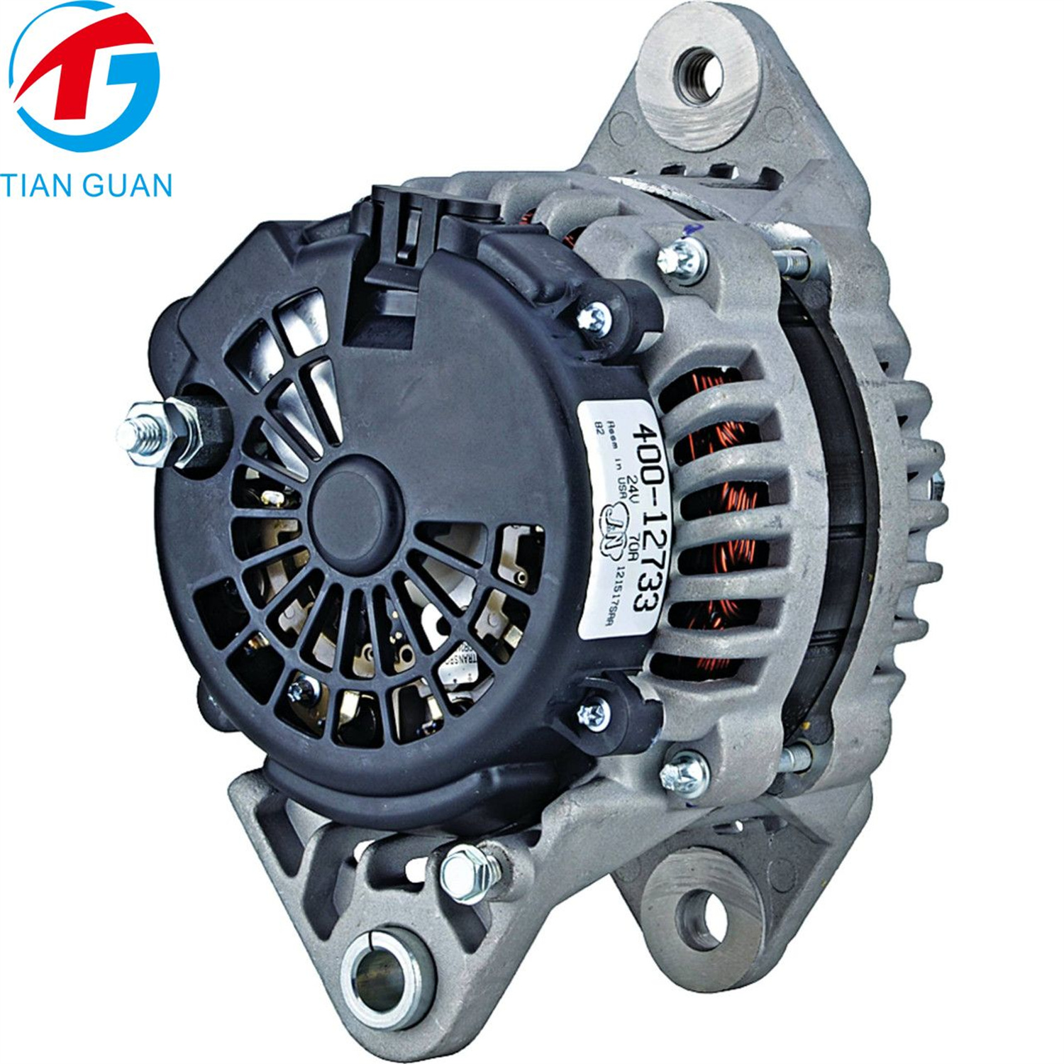 Alternator 8600426 for Delco Remy 28SI | 12V 200A | 3-Mount Ears Heavy Duty Replacement