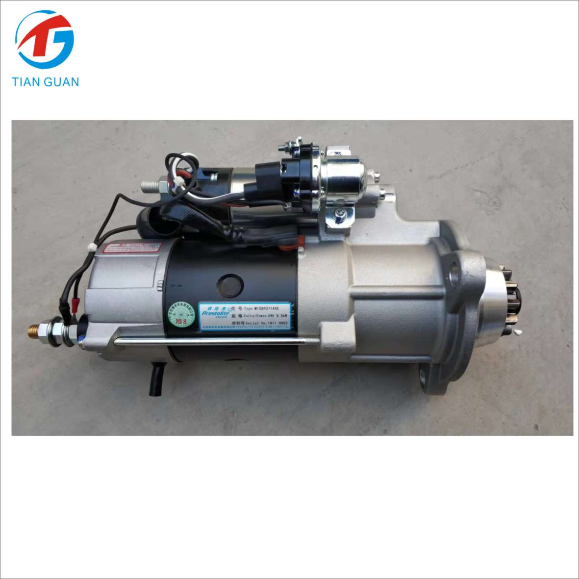 China Dongfeng Tianlong flagship truck starter  4366046 , 5547577 , M108R3714SE(图3)